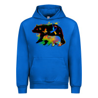 Cobalt autism mama bear Urban Hoodie - Zillion Design Studio