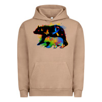 Pigment Burro autism mama bear Urban Hoodie - Zillion Design Studio