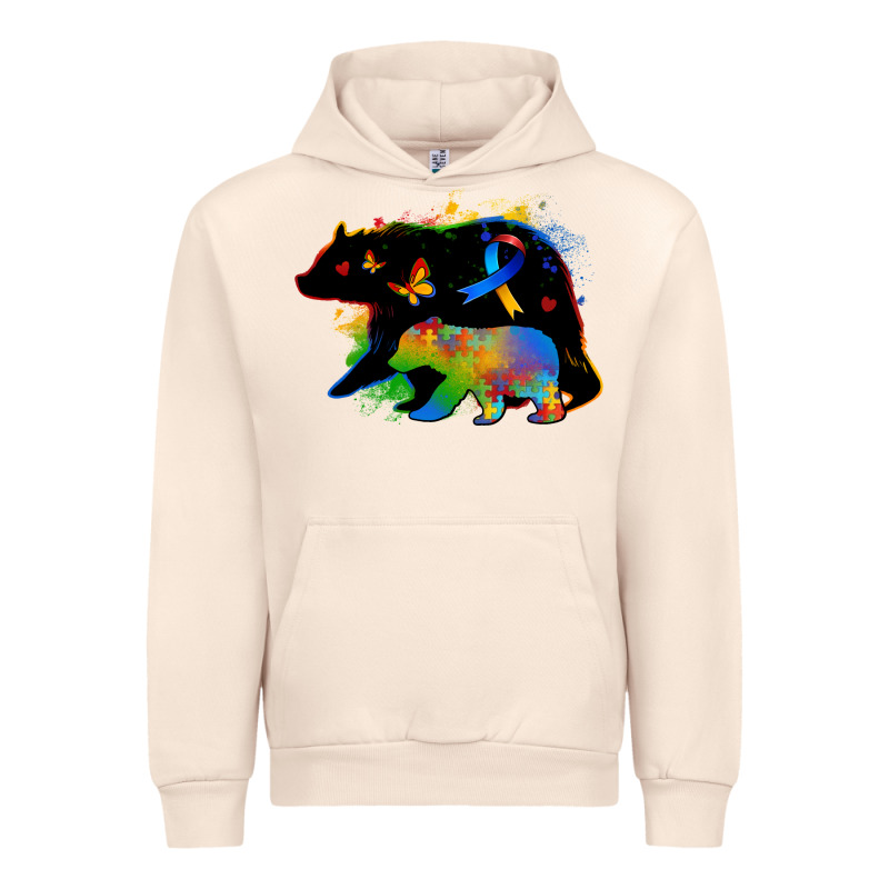 Autism Mama Bear Urban Hoodie by Zillion Design Studio | Teevron