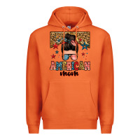 Carrot american mom junkie messy bun Premium Hoodie - Zillion Design Studio
