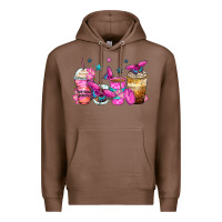 Chestnut antisocial butterfly coffee cups Premium Hoodie - Zillion Design Studio