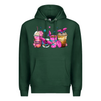 Sports Green antisocial butterfly coffee cups Premium Hoodie - Zillion Design Studio