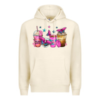 Tofu antisocial butterfly coffee cups Premium Hoodie - Zillion Design Studio
