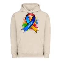 Pigment French Oak autism ribbon Urban Hoodie - Zillion Design Studio