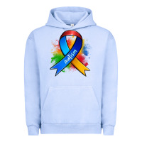 Pigment Grape Ice autism ribbon Urban Hoodie - Zillion Design Studio