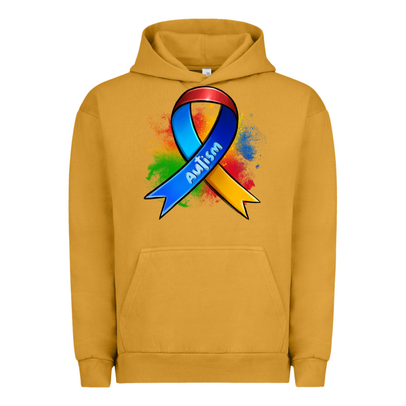 Autism Ribbon Urban Hoodie by Zillion Design Studio | Teevron