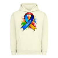 Pigment Pistachio autism ribbon Urban Hoodie - Zillion Design Studio