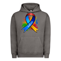 Pigment Tornado autism ribbon Urban Hoodie - Zillion Design Studio