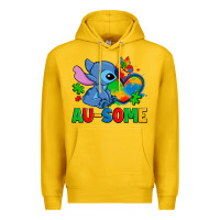 Lemon ausome stitch autism Premium Hoodie - Zillion Design Studio