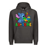 Smoke ausome stitch autism Premium Hoodie - Zillion Design Studio