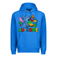 True Royal ausome stitch autism Premium Hoodie - Zillion Design Studio