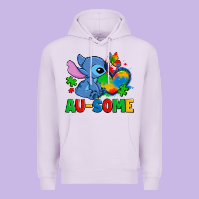 Ausome Stitch Autism Premium Hoodie Designed By Zillion Design Studio