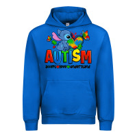 Cobalt autism stitch accept love understand Urban Hoodie - Zillion Design Studio