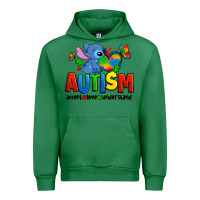 Emerald autism stitch accept love understand Urban Hoodie - Zillion Design Studio