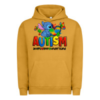 Pigment Peanut Butter autism stitch accept love understand Urban Hoodie - Zillion Design Studio