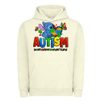 Pigment Pistachio autism stitch accept love understand Urban Hoodie - Zillion Design Studio
