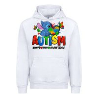 White autism stitch accept love understand Urban Hoodie - Zillion Design Studio