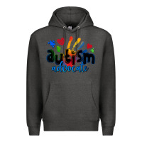 Charcoal Heather autism advocate Premium Hoodie - Zillion Design Studio