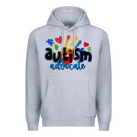 Heather Grey autism advocate Premium Hoodie - Zillion Design Studio