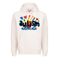 Pale Pink autism advocate Premium Hoodie - Zillion Design Studio