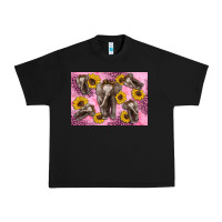 Black Baby elephant sunflowers kid's bottle Urban Heavy Tee - Artiststas