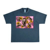 Midnight Navy Baby elephant sunflowers kid's bottle Urban Heavy Tee - Artiststas