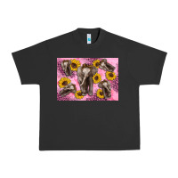 Pigment Black Baby elephant sunflowers kid's bottle Urban Heavy Tee - Artiststas