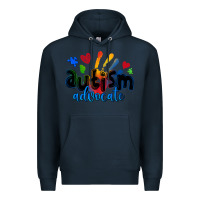 Navy autism advocate Premium Hoodie - Zillion Design Studio
