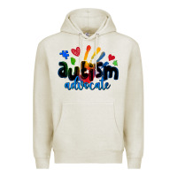 Oatmeal Heather autism advocate Premium Hoodie - Zillion Design Studio