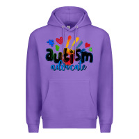 Purple autism advocate Premium Hoodie - Zillion Design Studio