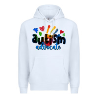 White autism advocate Premium Hoodie - Zillion Design Studio