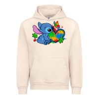 Sandshell autism stitch heart Urban Hoodie - Zillion Design Studio