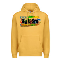 Mustard autism american flag Premium Hoodie - Zillion Design Studio