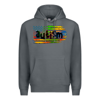 Rock autism american flag Premium Hoodie - Zillion Design Studio