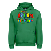 Emerald autism stitch seeing the world differently Urban Hoodie - Zillion Design Studio