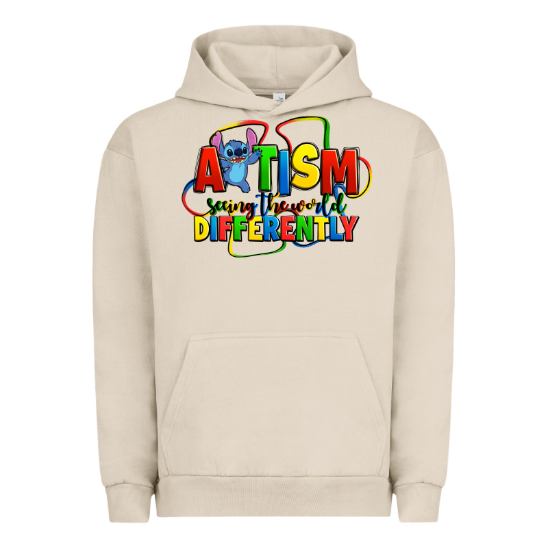 Autism Stitch Seeing The World Differently Urban Hoodie by Zillion Design Studio | Teevron