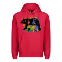 Cardinal autism mama bear Premium Hoodie - Zillion Design Studio