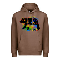 Chestnut autism mama bear Premium Hoodie - Zillion Design Studio