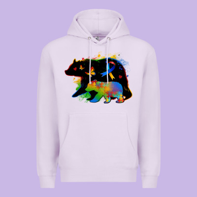 Autism Mama Bear Premium Hoodie Designed By Zillion Design Studio