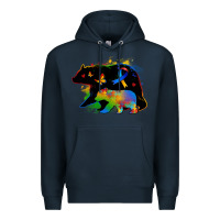 Navy autism mama bear Premium Hoodie - Zillion Design Studio