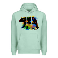 Seafoam autism mama bear Premium Hoodie - Zillion Design Studio