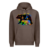 Coffee autism mama bear Premium Hoodie - Zillion Design Studio