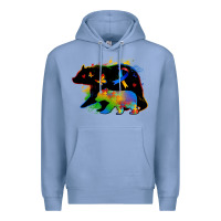 Colony Blue autism mama bear Premium Hoodie - Zillion Design Studio