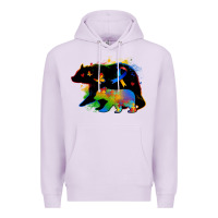 Lilac autism mama bear Premium Hoodie - Zillion Design Studio