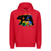 Red autism mama bear Premium Hoodie - Zillion Design Studio