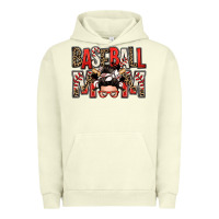 Pigment Pistachio baseball mom messy bun Urban Hoodie - Zillion Design Studio