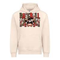 Sandshell baseball mom messy bun Urban Hoodie - Zillion Design Studio