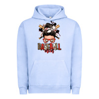Pigment Grape Ice baseball mom messy bun Urban Hoodie - Zillion Design Studio