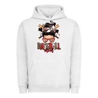 Pigment Lunar Rock baseball mom messy bun Urban Hoodie - Zillion Design Studio
