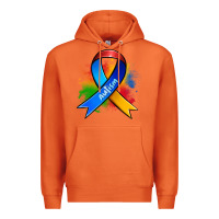 Carrot autism ribbon Premium Hoodie - Zillion Design Studio